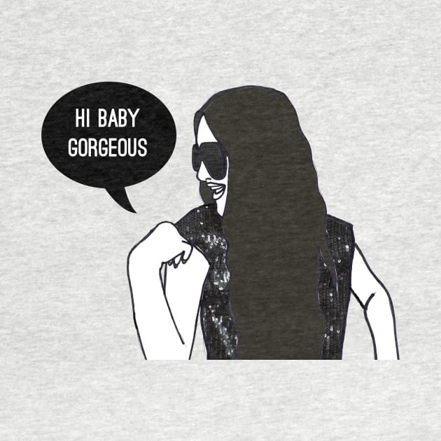 Hi Baby Gorgeous by Katsillustration